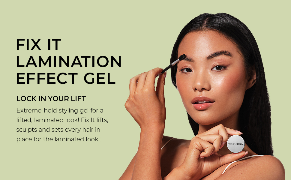 WUNDERBROW Fix It Clear Eyebrow Gel, Long Lasting Lamination Effect Amazon.co.uk Beauty