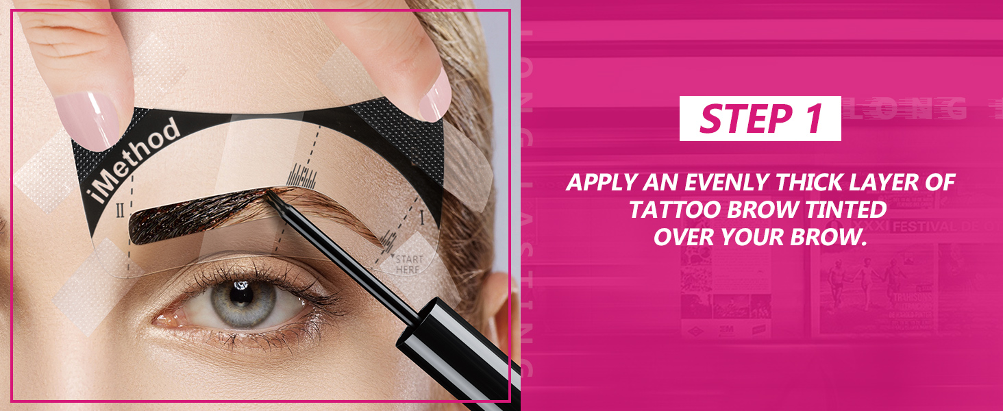 brow gel tint peel off