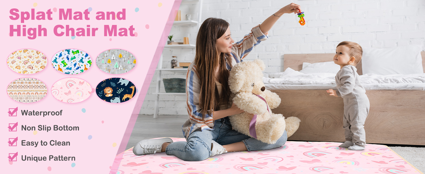 high chair mat for floor