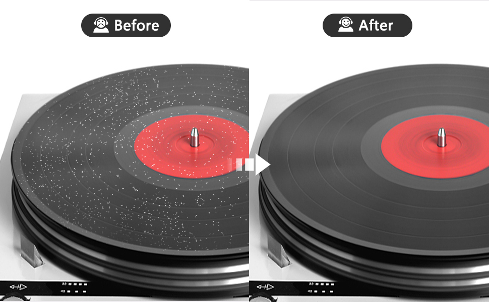 Vinyl Record Cleaner Brush,Turntables Vinyl Records Cleaner