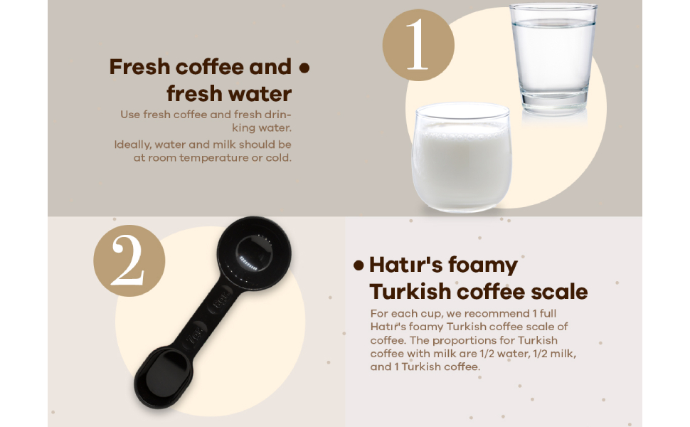 KARACA Hatır Plus Mod 5 in 1, 750ml Tea/Filter Coffee & Turkish Coffee Maker Black Copper, Tea, Milk Drink Heating, Turkish Coffee, 1385W, 5+5 Cups, Coffee Maker with Milk Frother, Brewer, Tea-pot 15 hatır