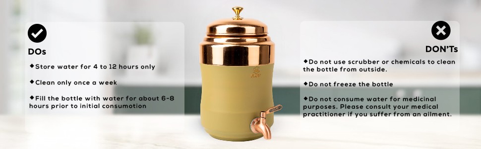 Copper Water Dispenser 5 Litre