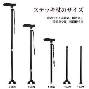 TR89421　高齢者支援杖　長さ調整可　6色X3　18本セット売り Amazon.co.jp: ステッキ 伸縮式杖 つえ 介護 自立式杖は 四点