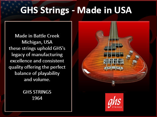Amazon.com: GHS Pressurewound 5-String Bass Strings Set