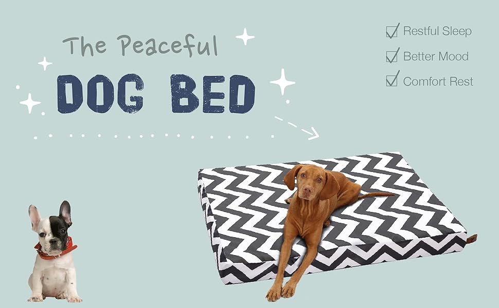 Tempcore Large Dog Bed (M/L/XL) for Small, Medium, Large Dogs Up to 50