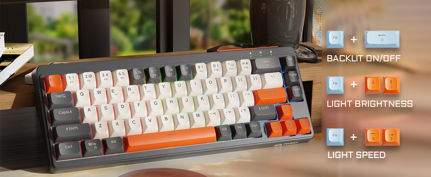 M68 65% Wireless Gaming Keyboard