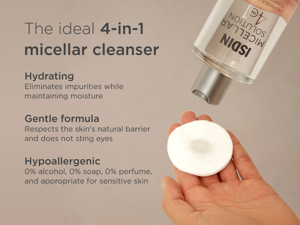 Amazon.com: ISDIN Micellar 4-in-1 Facial Cleansing Water