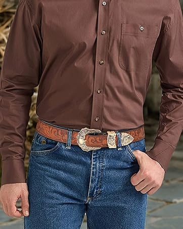 gold brown westenr belt