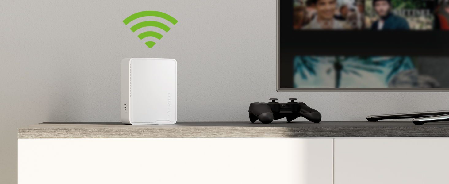 devolo WiFi 6 Repeater 3000, WLAN Repeater bis zu 3.000 Mbit/s, Mesh