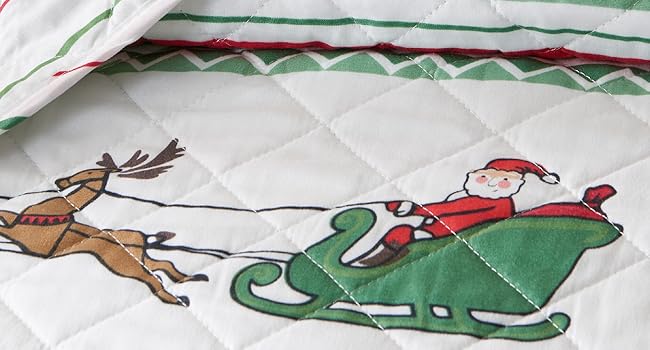 un primer plano del edredón para mostrar la tela