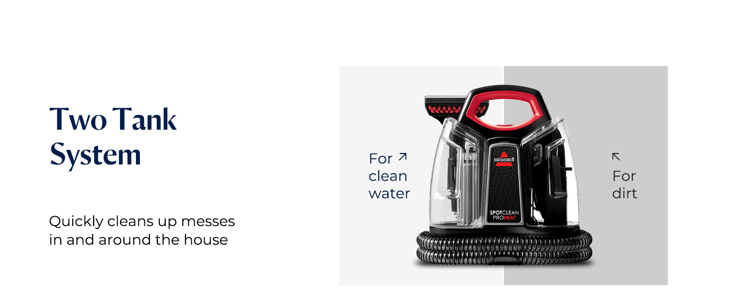 Spot clean pro heat