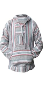 Amazon.com: Del Mex Mexican Baja Hoodie Sweatshirt Pullover