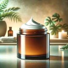 Ideal for storing creams, lotions, and salves.