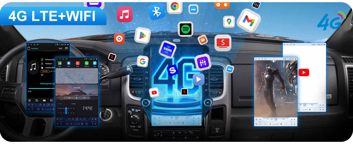 Dodge RAM 1500 2500 3500 4G