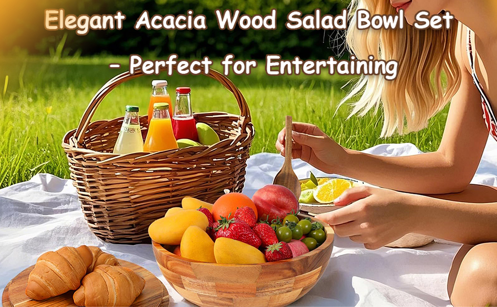 wooden salad bowl
