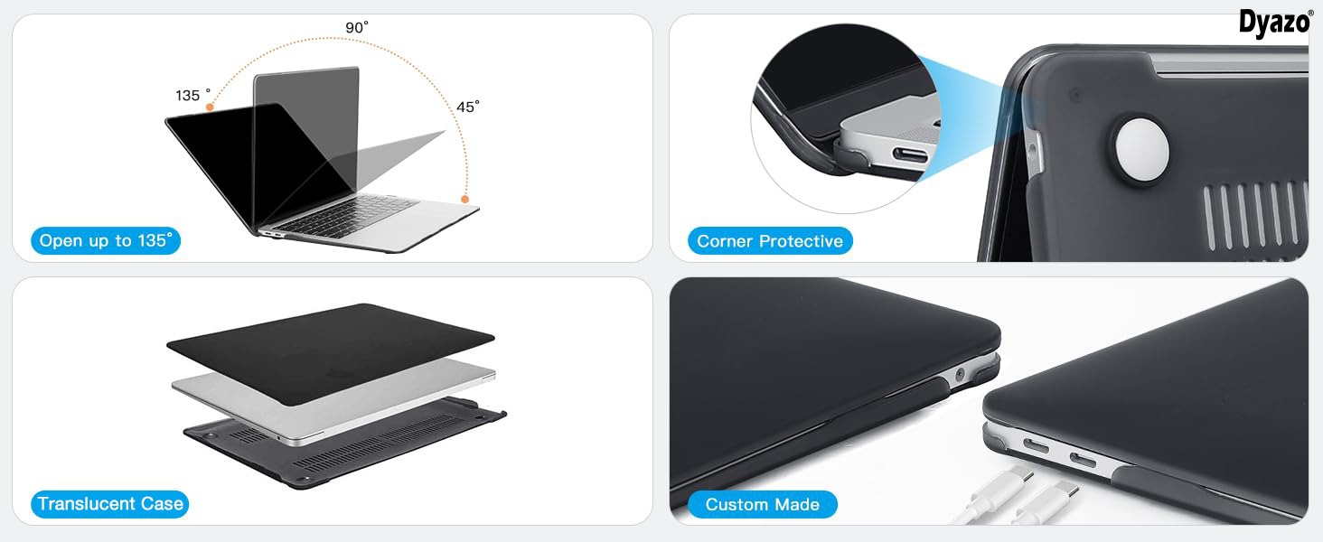 Dyazo Hard Shell Case-Black