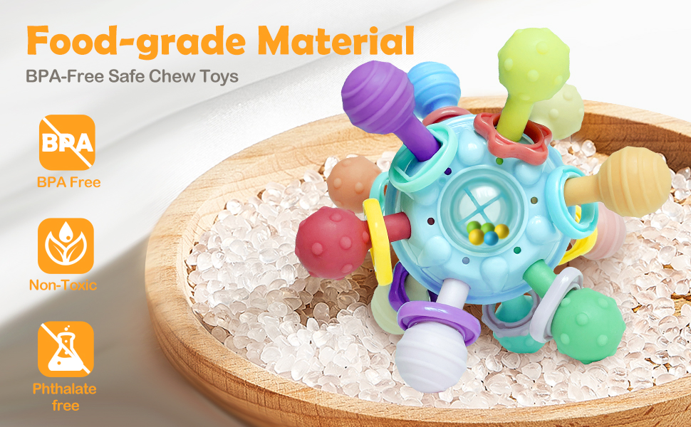 Baby Sensory Teething Toys Baby Teethers Montessori Toys