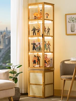 m*a様 コレクションケース Amazon.co.jp: AKEMI LIVING コレクションケース 360°回転可能