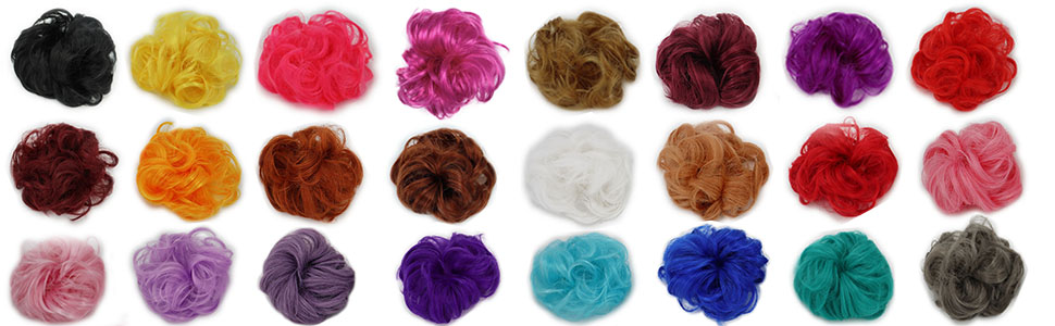 hair bun color