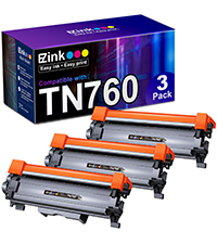 E-Z Ink TN760 Compatible Toner Cartridges Replacement for Brother TN-760 TN730 TN-730