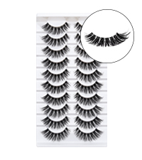 clear band lashes