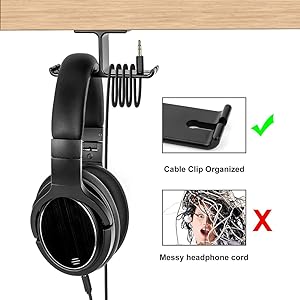 Head phone headset hanger stand