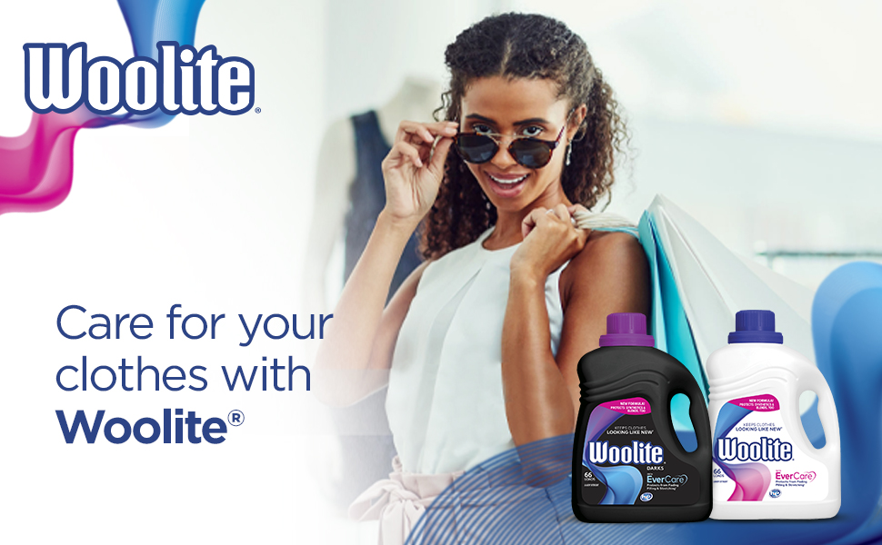 Woolite Clean & Care Liquid Laundry Detergent, 2x33 Loads