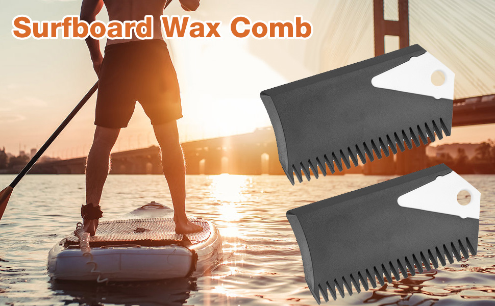 Surf Wax Comb,Surf Board Wax Scraper Surfboard Wax Comb Cleaner for