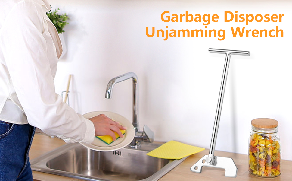 Azanxo Moen Disposal Unjamming Tool, Compatible With Moen Garbage Disposals, Unclog Kitchen