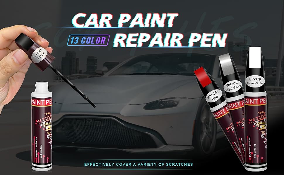 Touch Up Paint Pen for Cars Scratch Removal Repair, Wheel