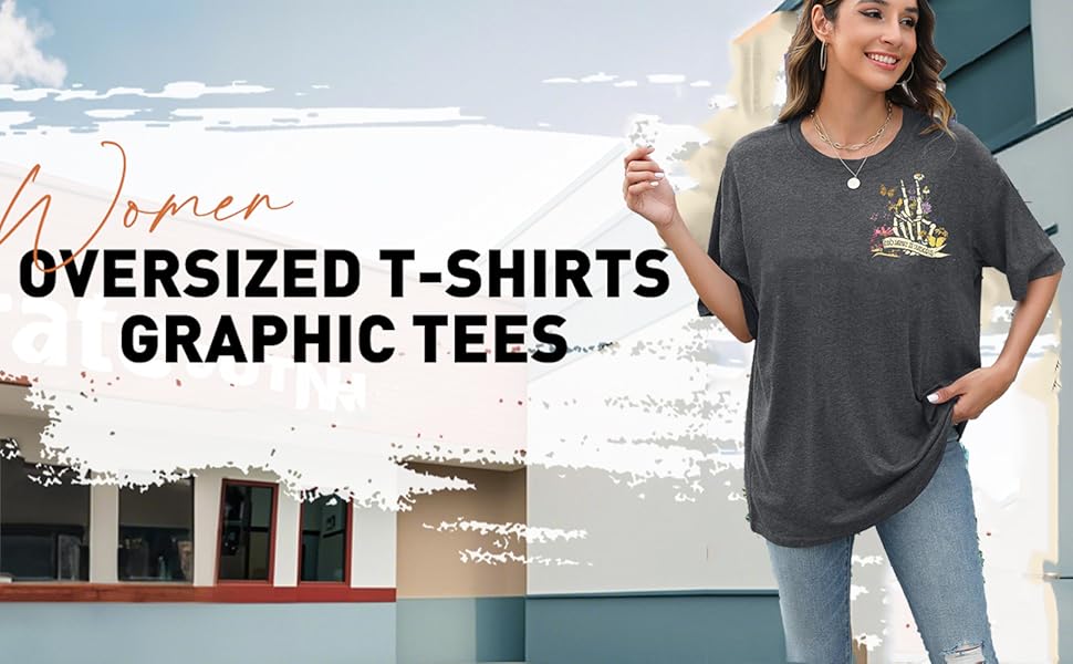 Oversized tshirts for women