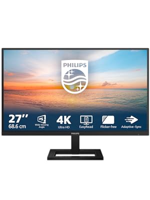 PHILIPS 27E1N1900AE - 27 inch Ultra HD monitor, height