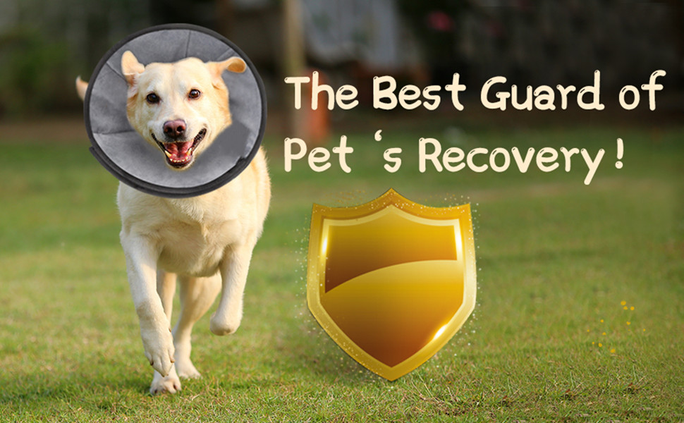 Marnonsis Soft Dog Cone for Large Dogs, Thicken Dog Cone