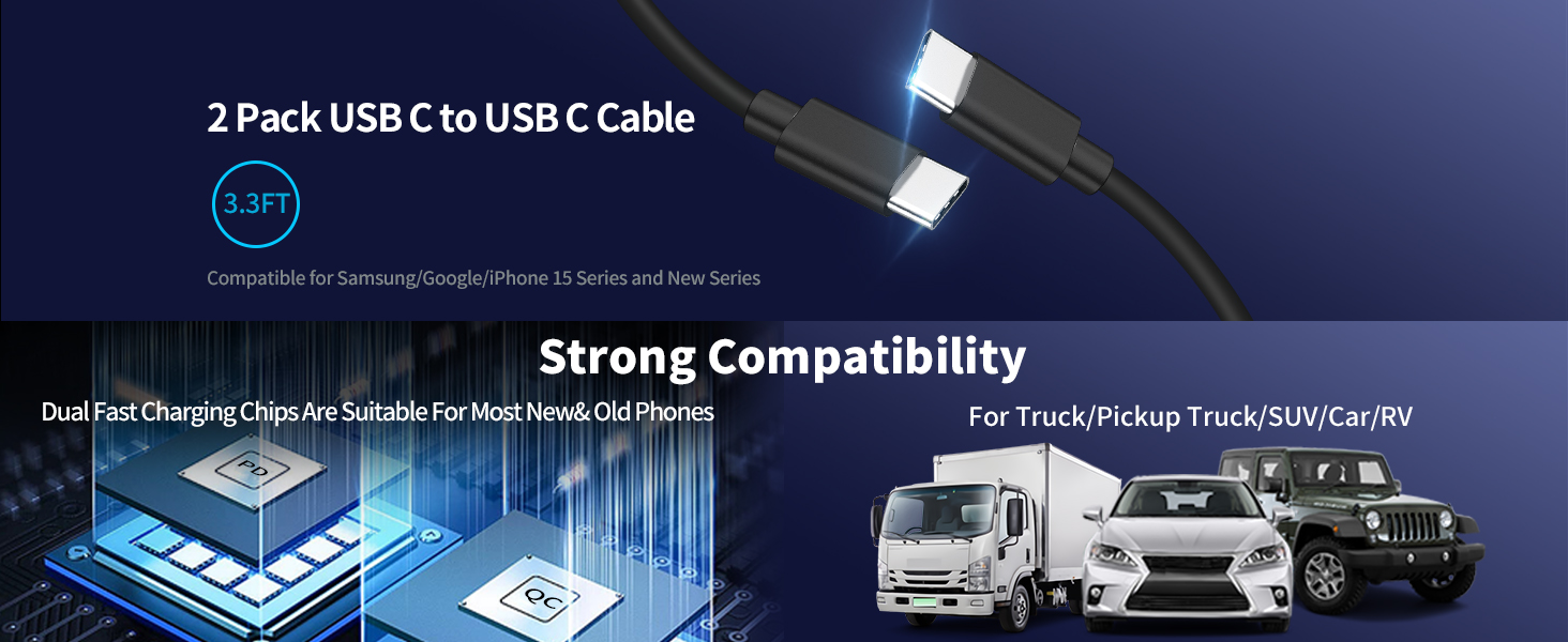 15 pro max Car USB Charger Multi Port for Family Travel 16 phone google pixel 9 pro xl