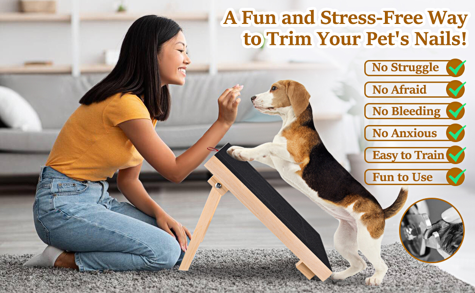 KXK Dog Scratch Pad for Nails, Dog Nail Scratch Board for