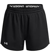 Under Armour Girls' Tech Play Up Mesh Shorts