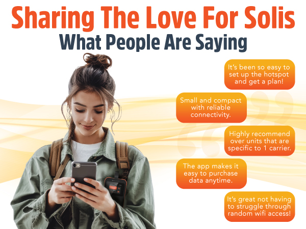 Solis PRO 5G Hotspot and Power Bank Global Access