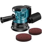 ZUYIYI 5 Inch Cordless Random Orbital Sander for Makita 18V Battery, 12000RPM Electric Orbital Sa...