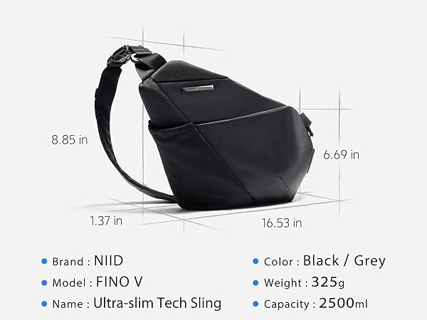 バッグ NIID FINO V FINO V Ultra-slim Tech Sling – NIID