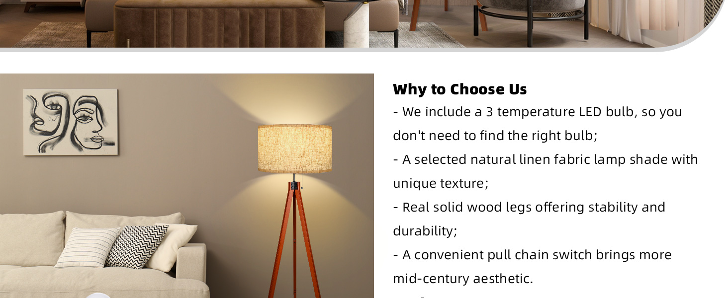 tripod floor lamps for living room