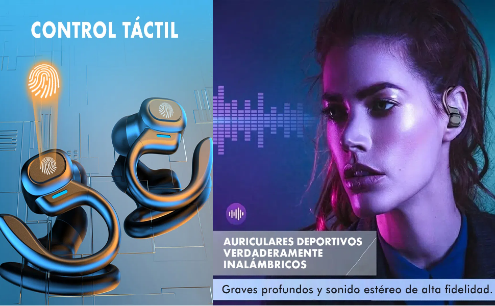 Fones de ouvido sem fio para esportes em forma de gancho com Bluetooth 5.4, qualidade de som Hi-Fi e longa autonomia – A escolha perfeita para atividades esportivas e ao ar livre (Branco) 14 cancelamento de ruído