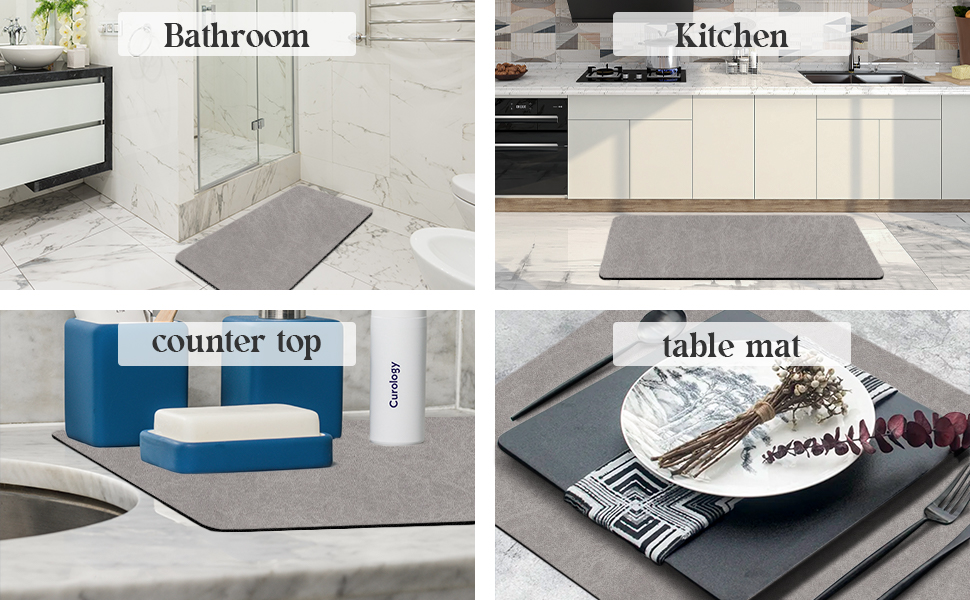 MontVoo Bath Mat Rug for BathroomBathroom Mat Bathroom Rug Non Slip