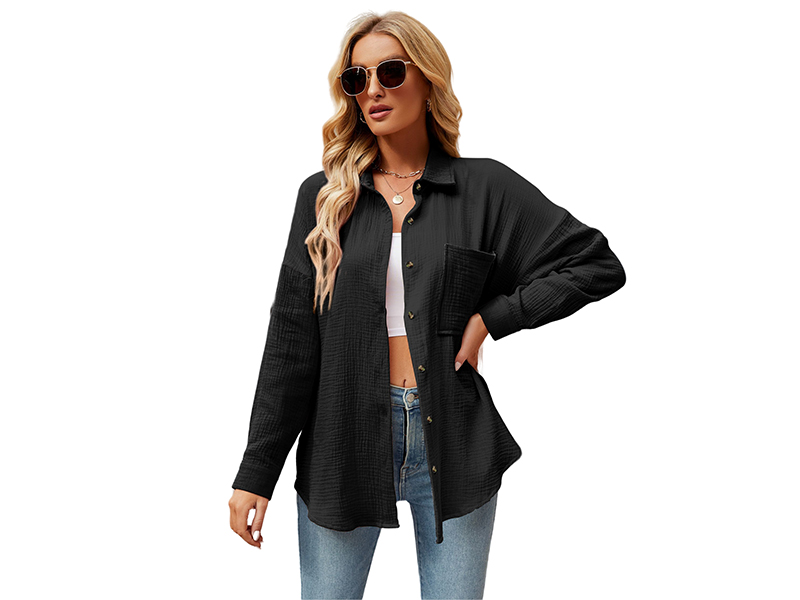 Alex Vando Women's Casual ButtonDown Shirt Long Sleeve Stylish