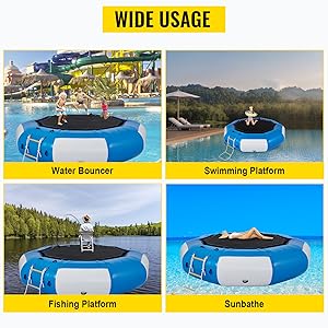 inflatable water trampoline for lake