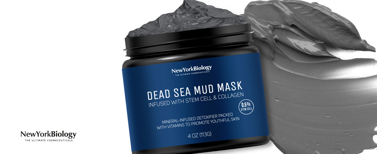 dead sea mud mask with stem cell and collagen