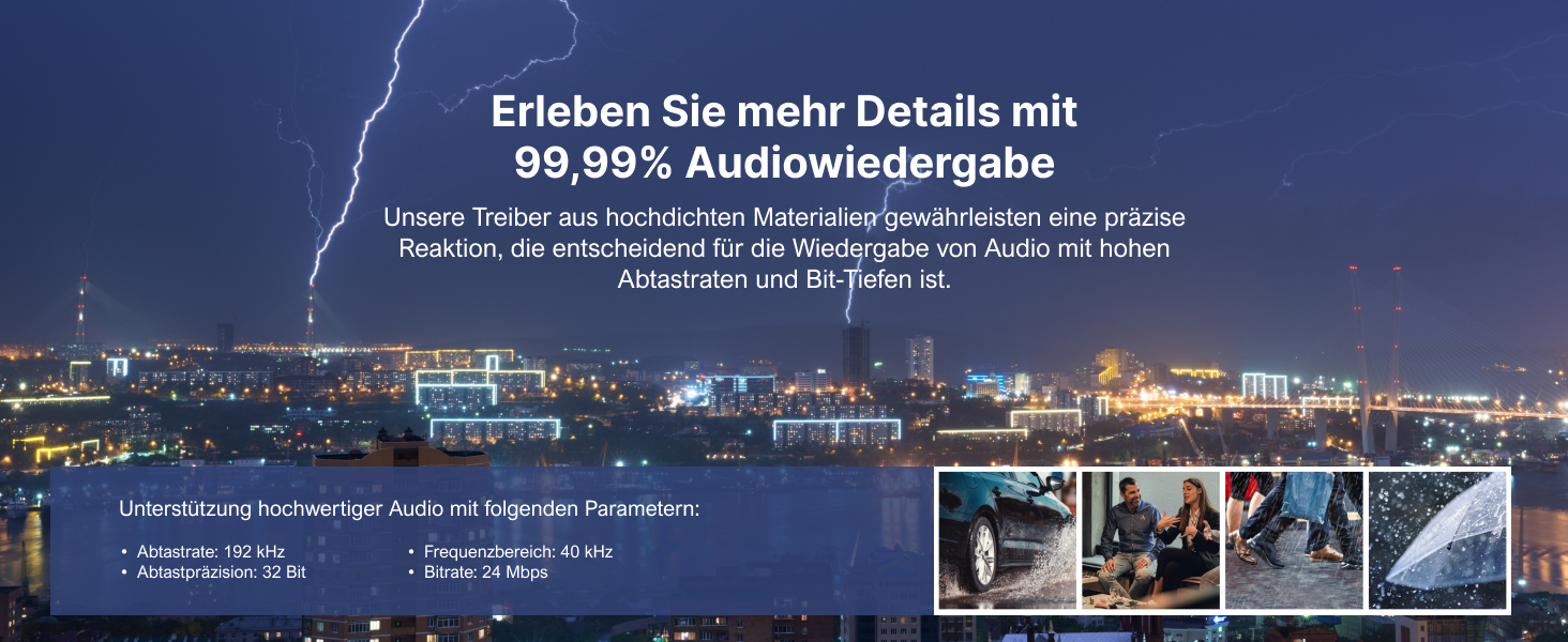 Echte Detailwiedergabe