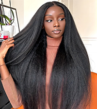 kinky straight wig