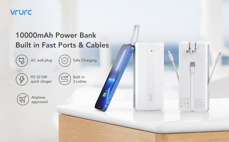VRURC Power bank, Protable charger