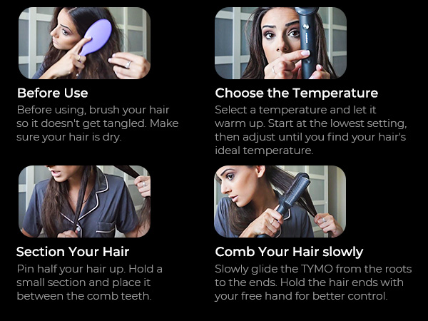 Hair Straightener Brush