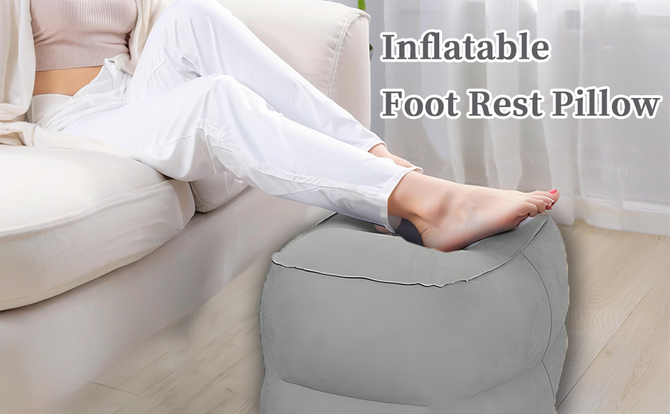 Inflatable Foot Rest Pillow